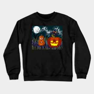 Halloween cat Crewneck Sweatshirt